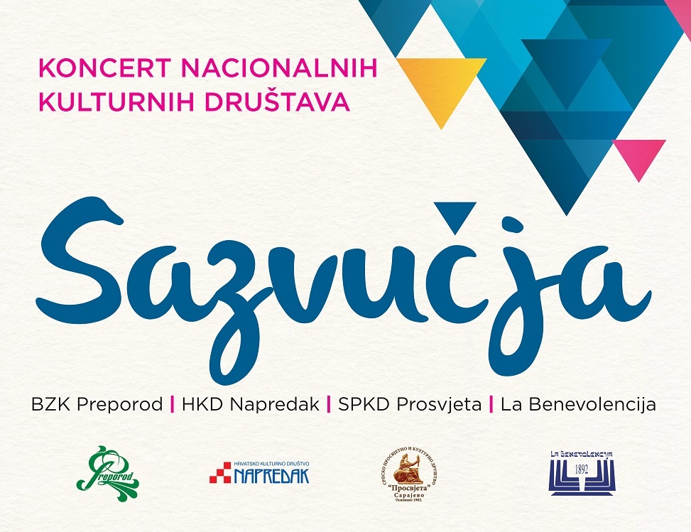 Najava koncerta “Sazvučja” u organizaciji četiri nacionalna kulturna društva u Bosni i Hercegovini