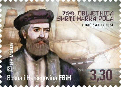 Prigodnom poštanskom markom HP Mostar obilježila 700. obljetnicu smrti Marka Pola