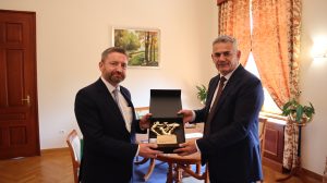 Veleposlanik Republike Irske u BiH na prijemu kod gradonačelnika