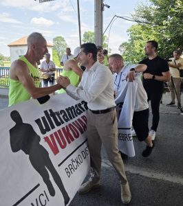 Predsjednik Skupštine Brčko distrikta BiH dočekao učesnike ultramaratona Vukovar – Srebrenica