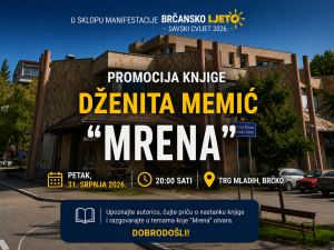 NAJAVA: Promocija knjige „Mrena“ – Dženita Memić BRČKO